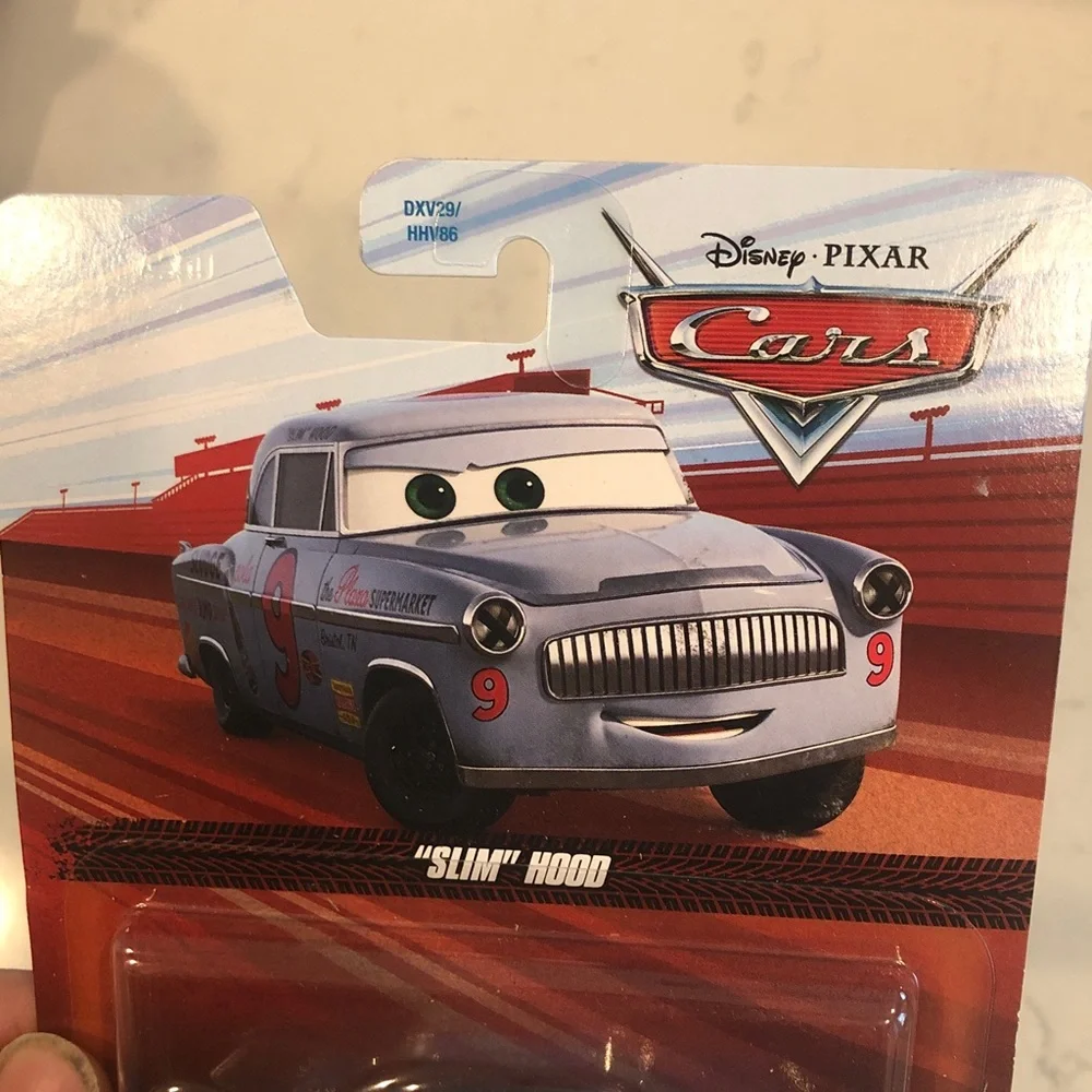Pixar Cars Slim Hood Toy Car
